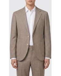 Brunello Cucinelli - Wool Blend Single-Breasted Blazer - Lyst