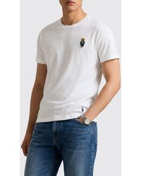 Polo Ralph Lauren - Cotton T-Shirt With Teddy Bear Print - Lyst