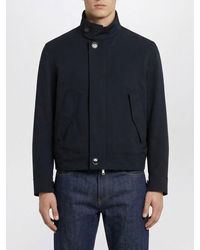 Ami Paris - Cotton Blend Harrington Jacket - Lyst
