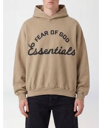 Fear Of God - Cotton Hoodie With Contrast Logo - Lyst