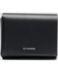 Jil Sander - Origami Tri-Fold Calfskin Leather Wallet - Lyst