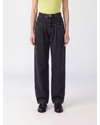 Isabel Marant - Iniza High-Waisted Wide-Leg Denim Jeans - Lyst