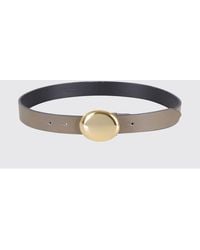 FEDERICA TOSI - Mindy Smooth Leather Belt With Pin-Buckle Fastening - Lyst
