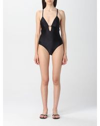 Femme Vêtements Articles de plage et maillots de bain Monokinis et maillots de bain une pièce Maillot de bain iconique Emporio Armani en coloris Noir 