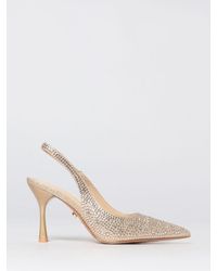 Twentyfourhaitch - Phuket Rhinestone Fabric Slingback - Lyst