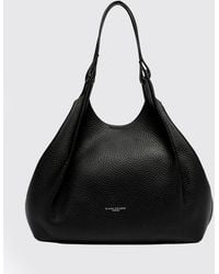 Gianni Chiarini - Dua Grained Calfskin Leather Shoulder Bag - Lyst