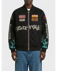 Barrow - Printed Mesh Bomber Jacket - Lyst