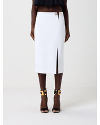 Elisabetta Franchi - Logo Pencil Skirt - Lyst
