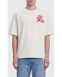 Off-White c/o Virgil Abloh - Cotton T-Shirt With Logo - Lyst