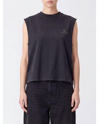 CAMPERLAB - Crewneck Urban-Street Cotton Tank Top With Graphic Print - Lyst