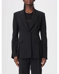 Pinko - Single Breasted Crepe Blazer - Lyst