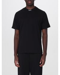 DISCLAIMER - Slim Fit Cotton T-Shirt With Contrast Logo - Lyst