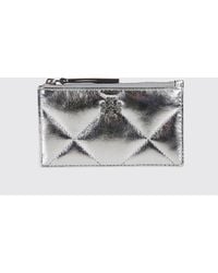 Tory Burch - Kira Matelassé Nappa Leather Credit Card Holder - Lyst