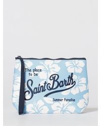 MC2 Saint Barth - Aline Striped Polyester Pouch - Lyst