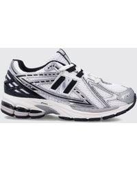 New Balance - 1906 Brand-Patch Leather And Mesh Low-Top Trainers - Lyst