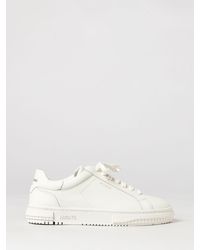 Axel Arigato - Atlas Low-Top Smooth Leather Sneakers With Round Toe And Printed Logo - Lyst