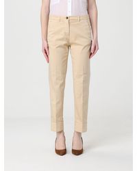 Mason's - Stretch Cotton Cropped Fit Trousers - Lyst