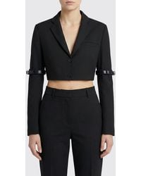 Coperni - Virgin Wool Crop Blazer - Lyst