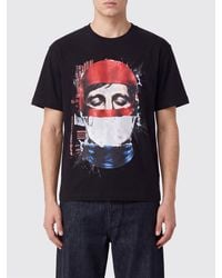 ih nom uh nit - Graphic Print Crew Neck Cotton T-Shirt - Lyst