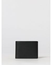 BOSS - Smooth Leather Bifold Wallet With Emed Logo And Coin Pocket - Lyst