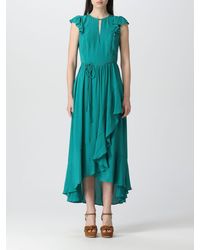 Twin Set - Dress In Silk Blend - Lyst