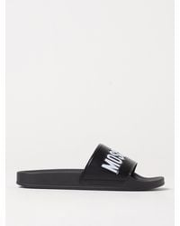 Moschino - Rubber Sliders With Logo - Lyst