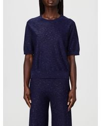 Kangra - Viscose Blend Crew Neck Sweater - Lyst