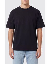 Vision Of Super - Crewneck Cotton T-Shirt With Dropped Shoulders - Lyst