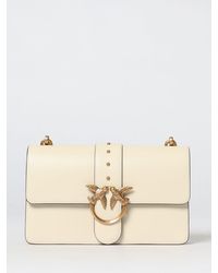 Pinko - Love One Classic Leather Bag - Lyst