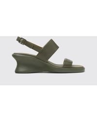 Camper - Louise Leather Wedge Sandal - Lyst