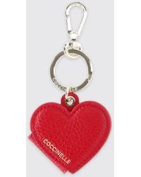 Coccinelle - Hearty Charm Keychain - Lyst