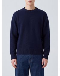 Lisa Yang - 100% Cashmere Crewneck Jumper With Dropped Shoulders - Lyst