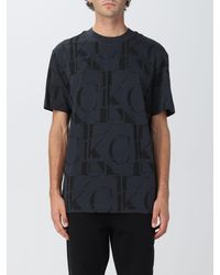 Calvin Klein T-shirt con logo ck all-over - Nero