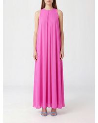 Gianluca Capannolo - Off-The-Shoulder Silk Midi Tunic For Ceremonies - Lyst