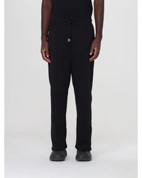 DISCLAIMER - Slim Fit Cotton Jogging Trousers With Drawstring - Lyst
