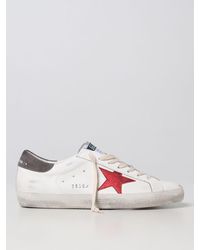 Golden Goose - Sneakers Super-Star Classic in pelle used - Lyst