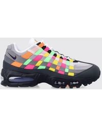 Nike - Air Max 95 Big Bubble Woven Sneakers Hyper Pink / Green Strike - Lyst