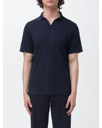 Paul & Shark - Polo Cotone Lyocell Cotton Blend Polo - Lyst