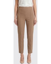 FEDERICA TOSI - Cropped Fit Crêpe Trousers - Lyst