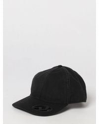 DIESEL - C-Plak Cotton Twill Baseball Cap With Oval D Logo - Lyst