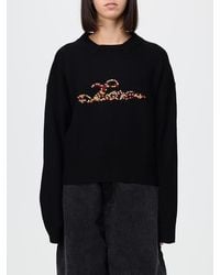 Paul Smith - Pull À Col Rond En Laine Mérinos Avec Logo Brodé - Lyst
