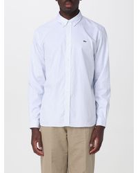 Lacoste - Striped Cotton Casual Shirt - Lyst