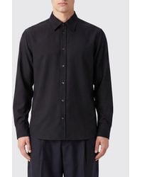 Jil Sander - Slim Fit Virgin Wool And Mohair Shirt With French Collar - Lyst