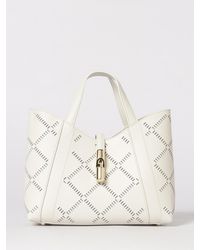 Furla - Goccia Perforated Leather Bag - Lyst