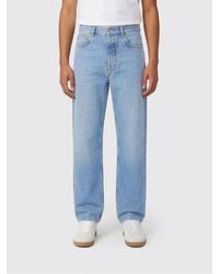 Off-White c/o Virgil Abloh - Cotton Denim Straight Jeans - Lyst