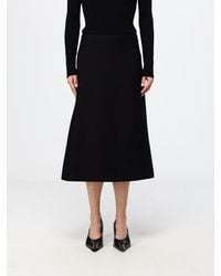 Fendi - High-Waisted A-Line Midi Skirt - Lyst