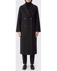 IVY & OAK - Double-Breasted Long Coat - Lyst