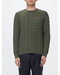 Polo Ralph Lauren - Cotton Tricot Crewneck Pullover - Lyst