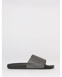 Just Cavalli - Rubber Sliders With Printed Logo - Lyst