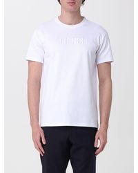 Fendi - Cotton T-Shirt With Logo - Lyst